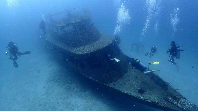 ラチャヤイ島の沈船