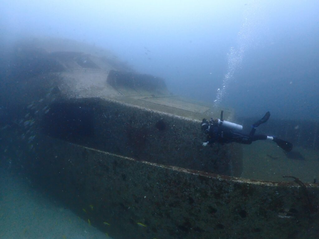 プーケットのラチャ島でダイビング