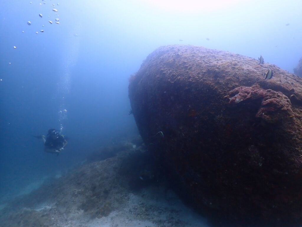 プーケットのラチャ島でダイビング