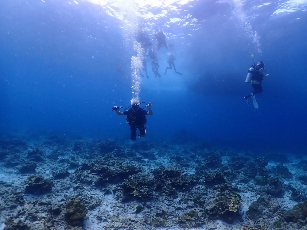 プーケットのラチャ島でダイビング