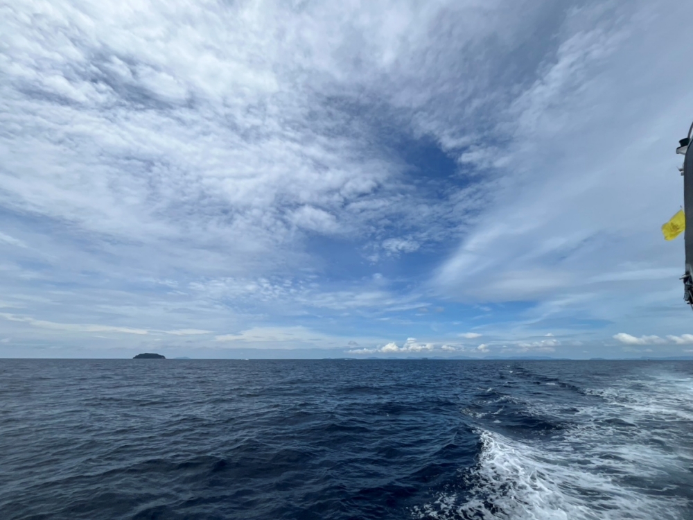 プーケットのピピ島でダイビング