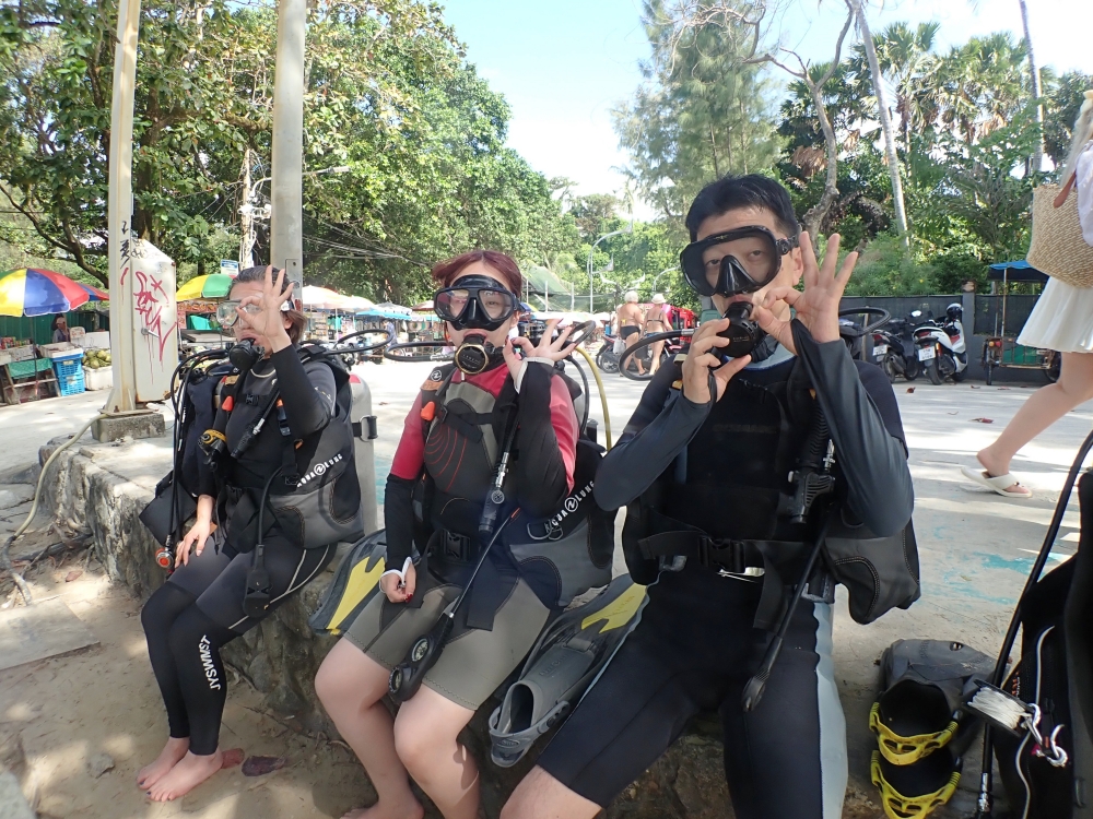 カタビーチで半日体験ダイビング