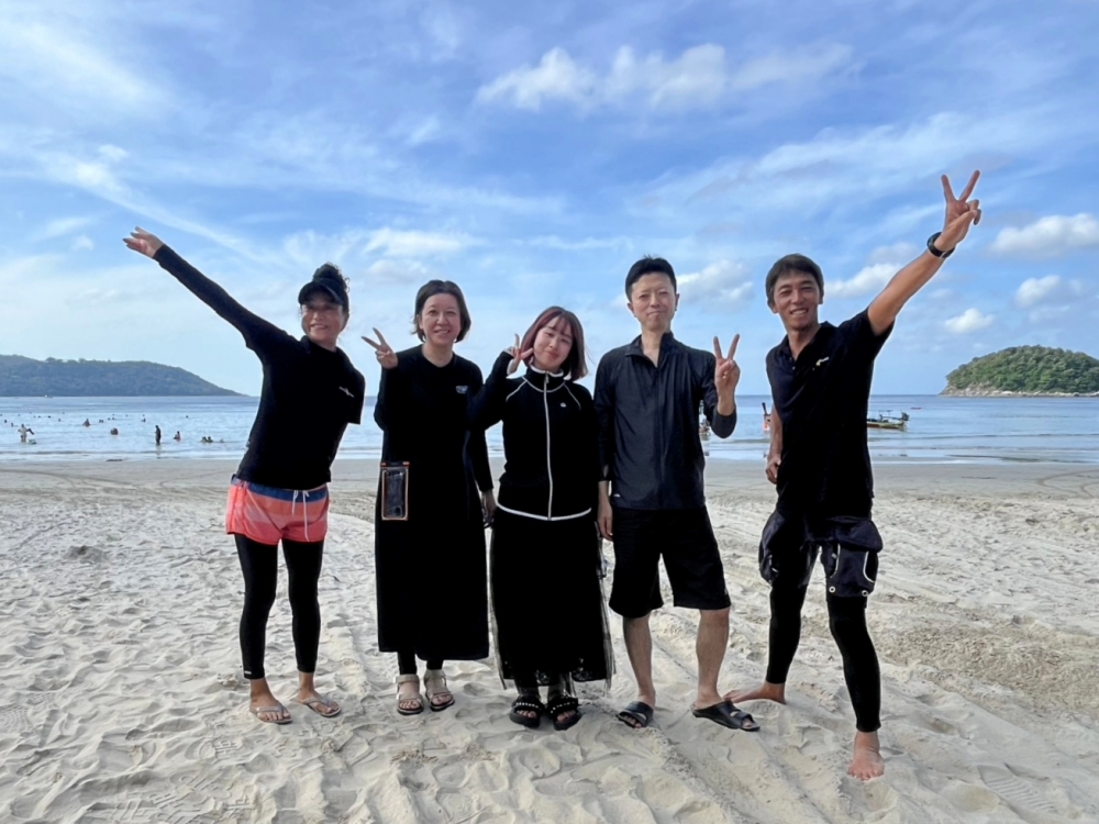 カタビーチで半日体験ダイビング