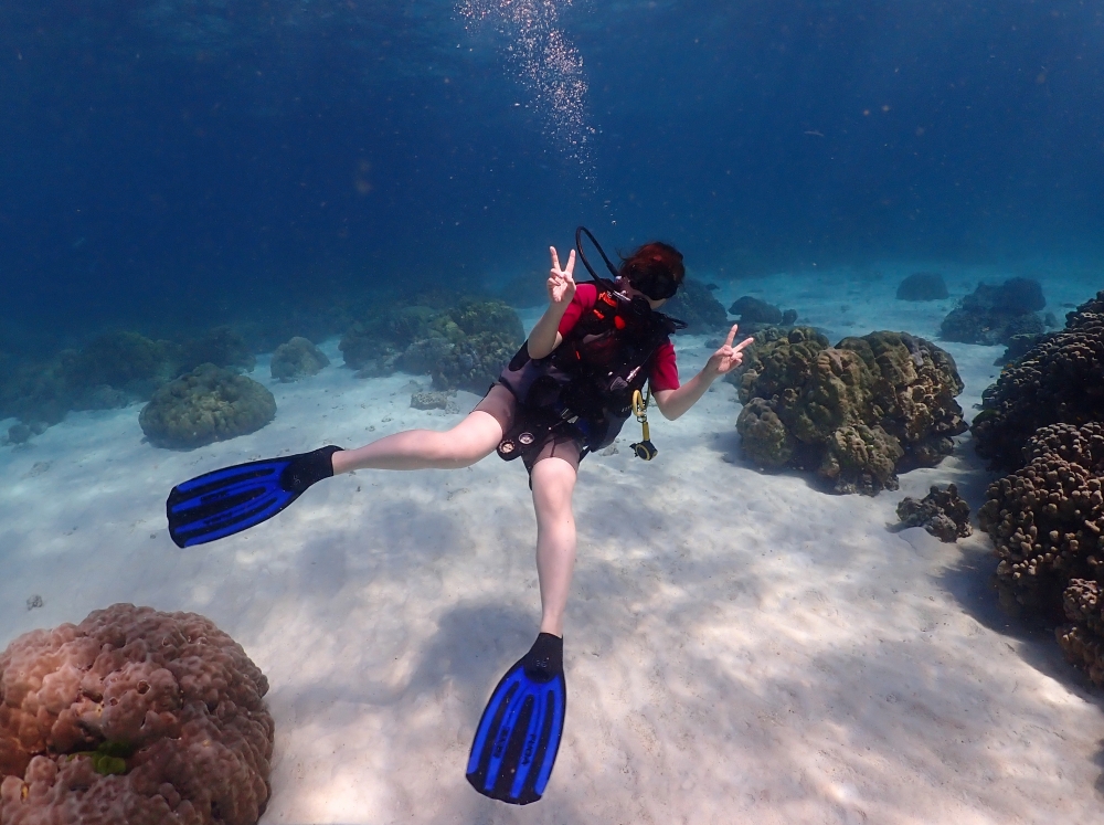 プーケットのラチャ島で体験ダイビング