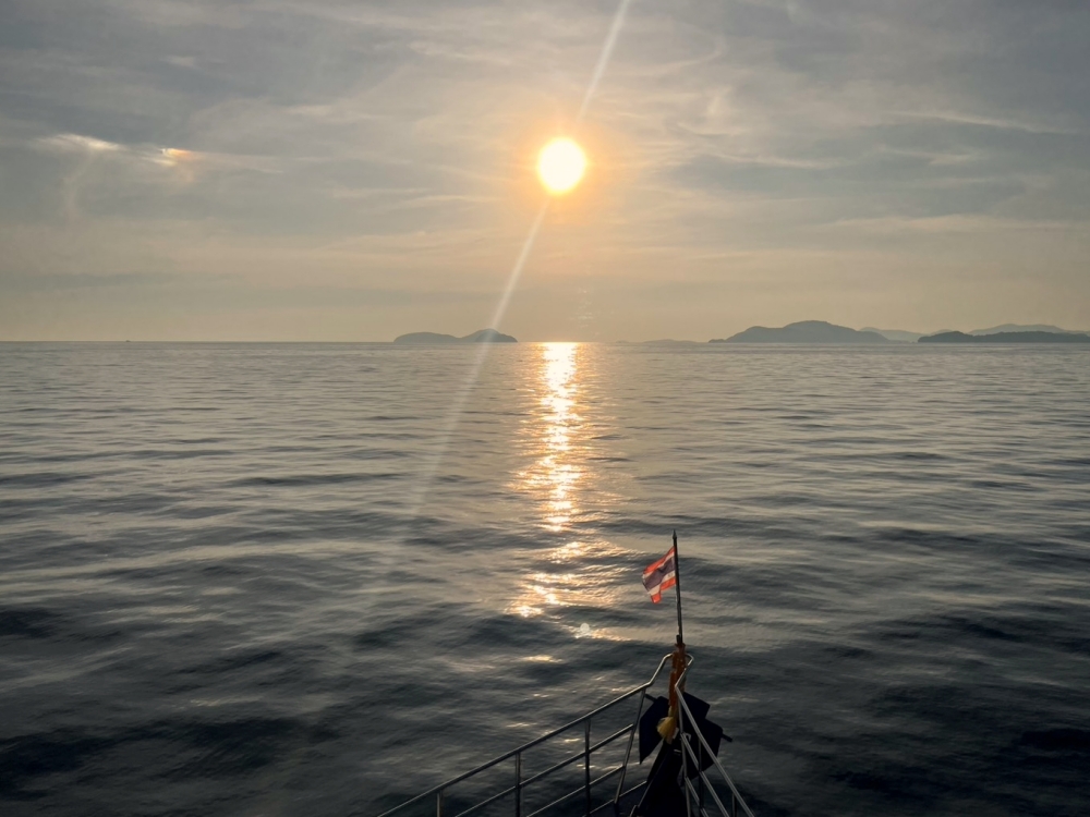 プーケットのピピ島でダイビング