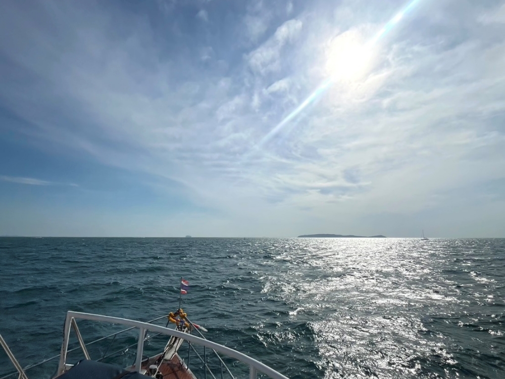 プーケットのマリンパークでダイビング