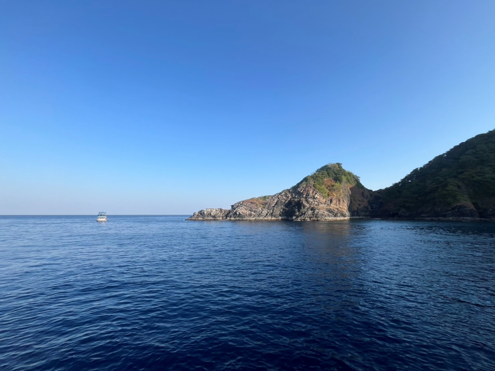 シミランクルーズでダイビング