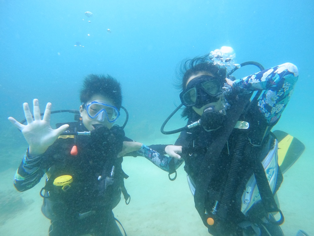 プーケットのカタビーチで半日体験ダイビング
