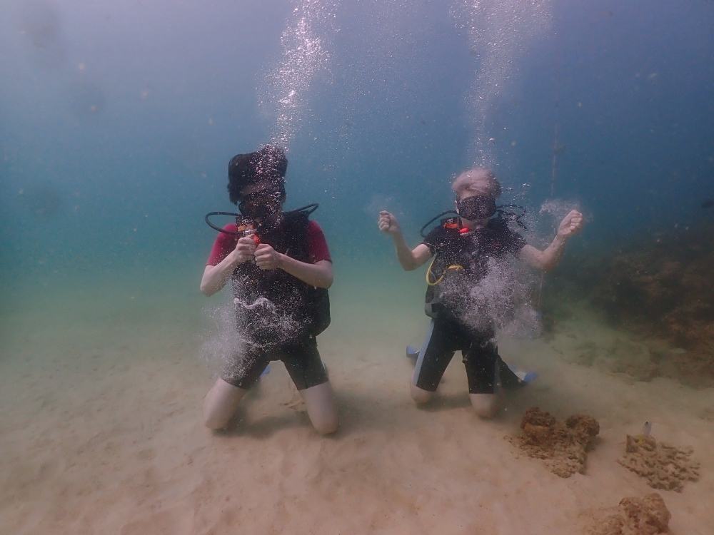 プーケットのカタビーチで半日体験ダイビング