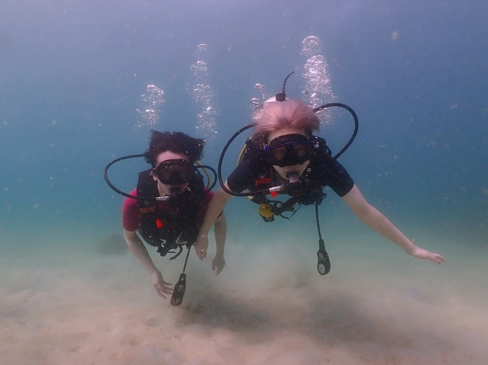 プーケットのカタビーチで半日体験ダイビング