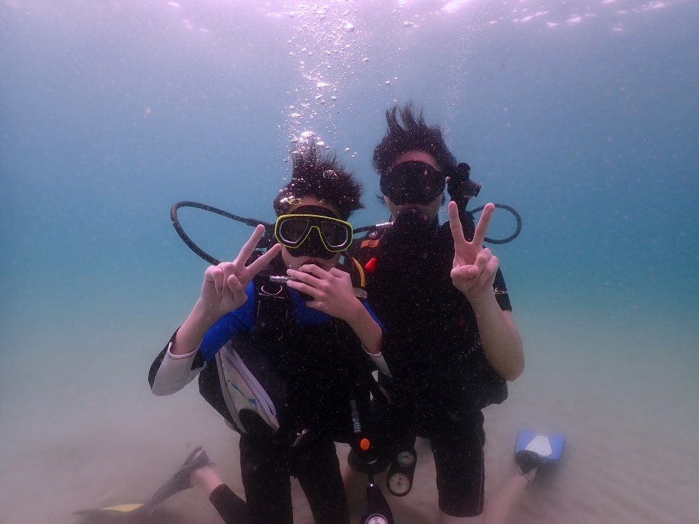 プーケットのカタビーチで半日体験ダイビング