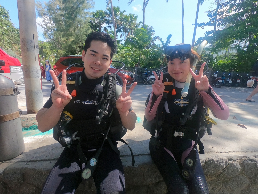 プーケットでダイビングのライセンス取得