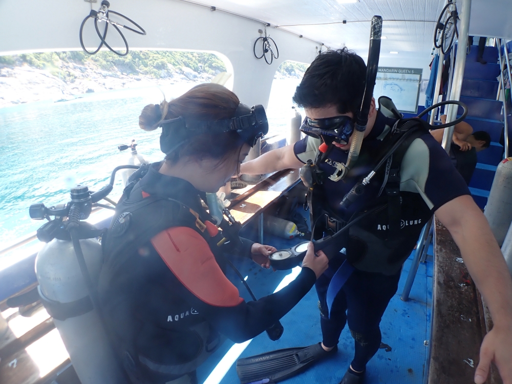 プーケットでダイビングのライセンス取得