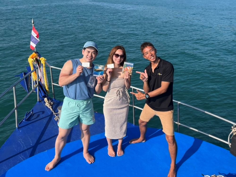 プーケットでダイビングのライセンス取得