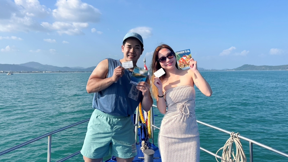 プーケットでダイビングのライセンス取得