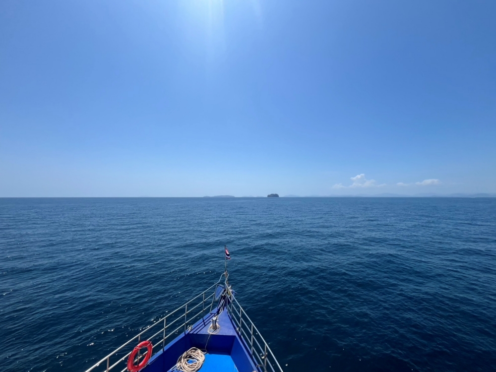 プーケットのマリンパークでダイビング