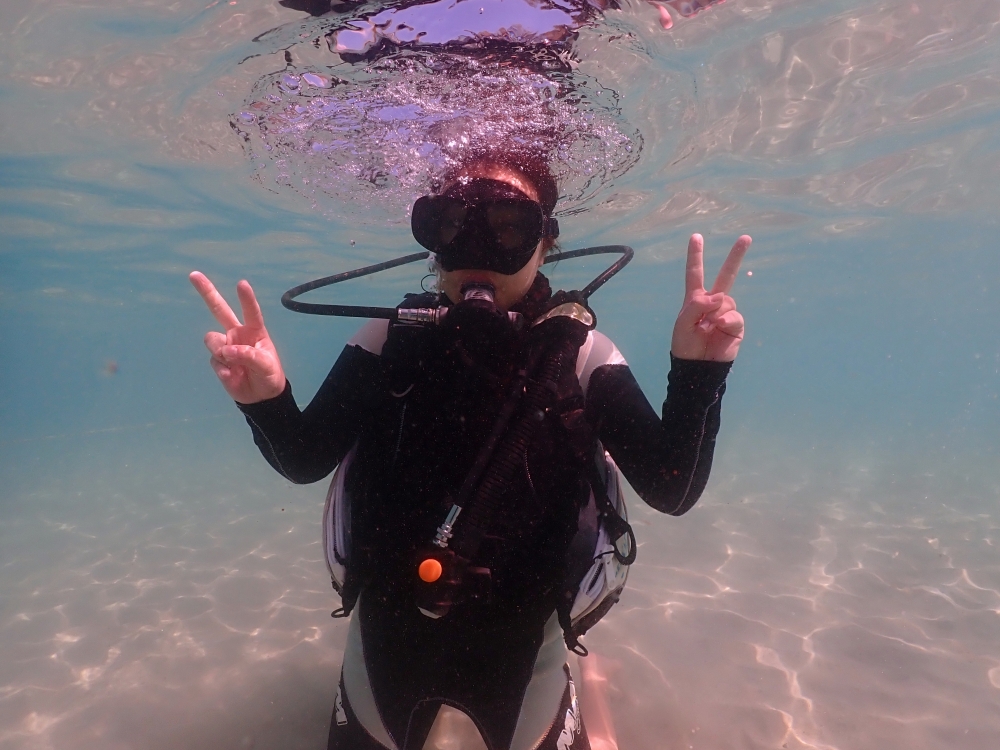 プーケットのカタビーチで半日体験ダイビング