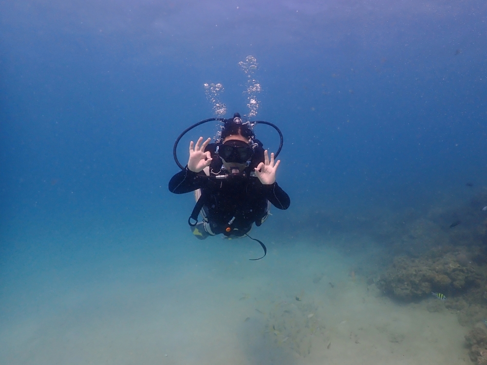 プーケットのカタビーチで半日体験ダイビング