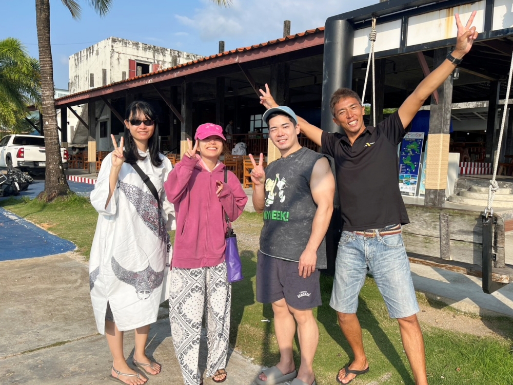 シミランクルーズでダイビング