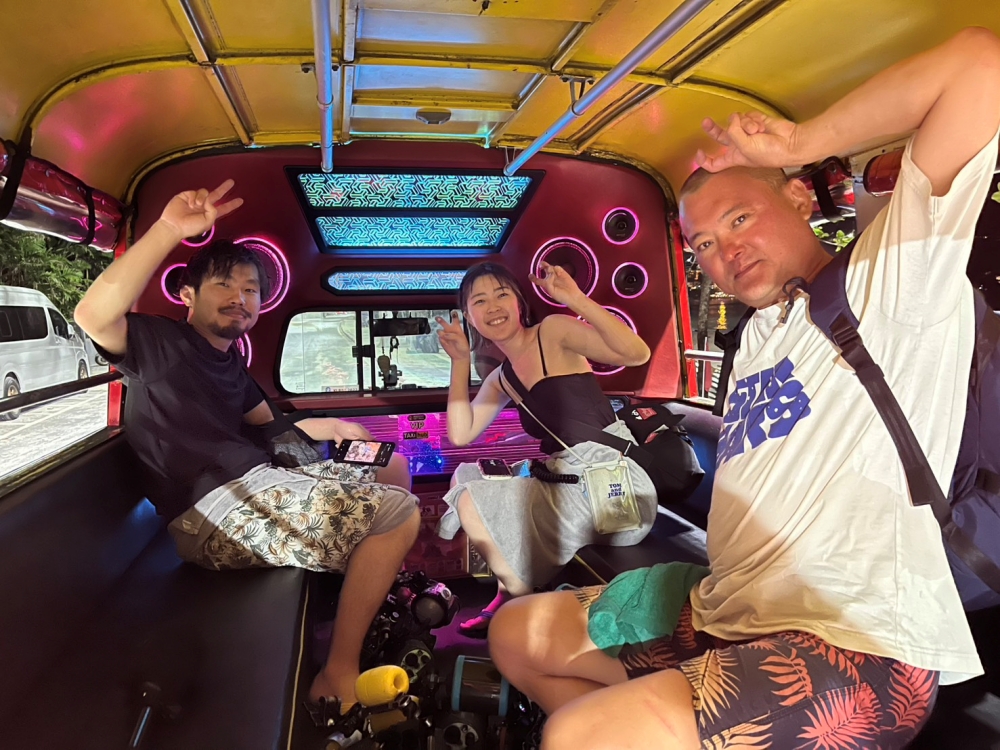 プーケットのカタビーチでナイトダイビング