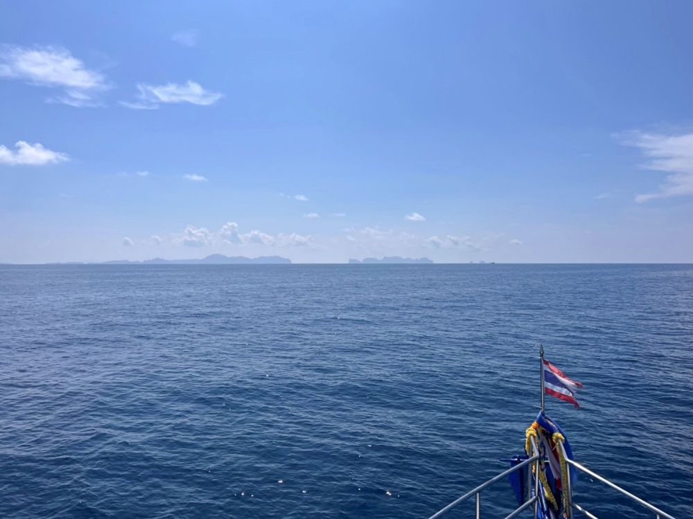 プーケットのピピ島でダイビング