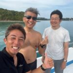 プーケットのマリンパークでダイビング
