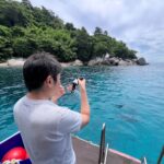 プーケットのラチャ島でダイビング